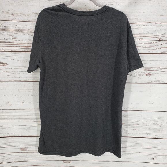 Quiksilver Men's Gray Short Sleeve T-Shirt Size L - Picture 5 of 7